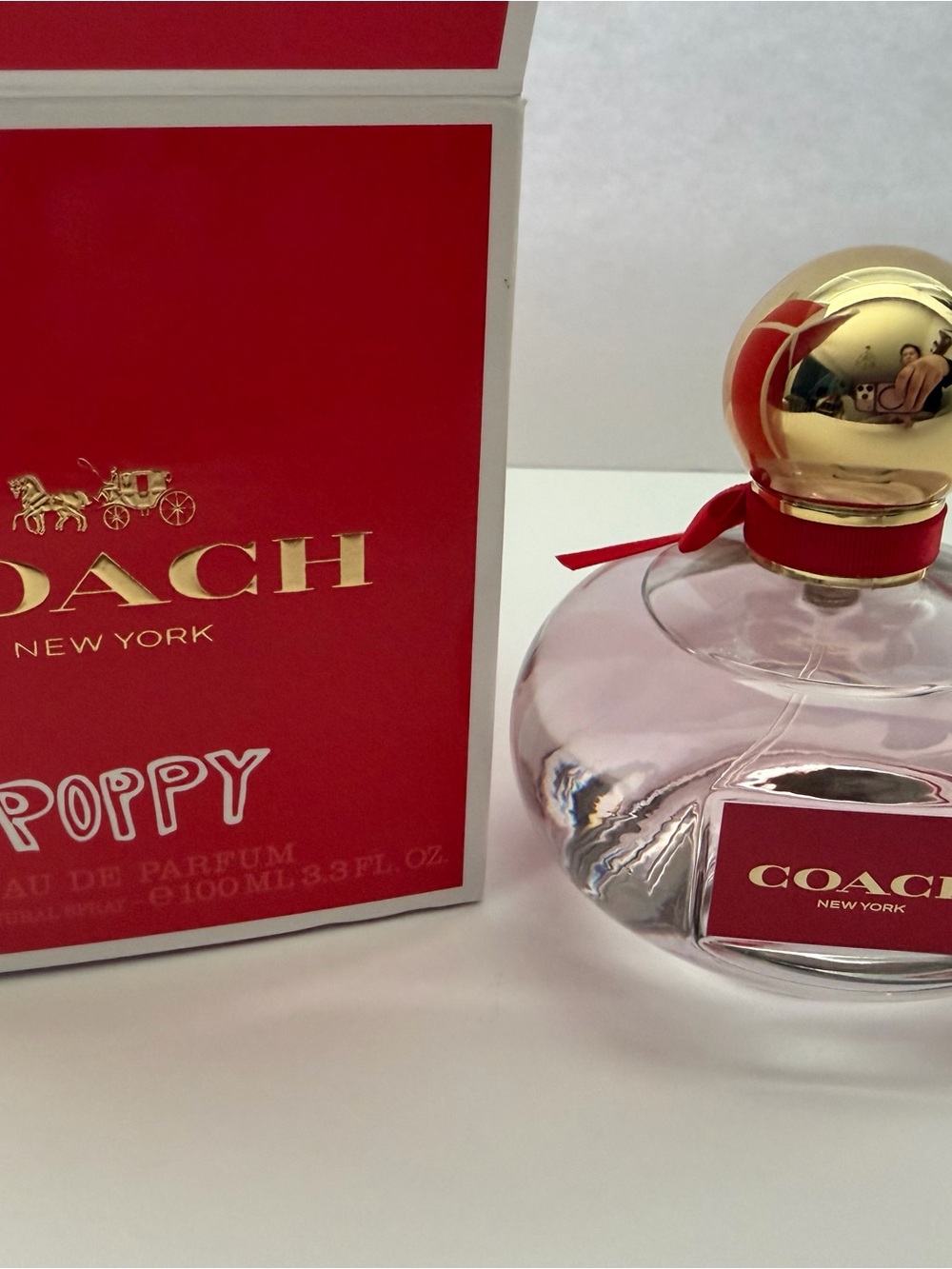 Coach Poppy Women’s Eau de Parfum New in Box size 3.3 oz